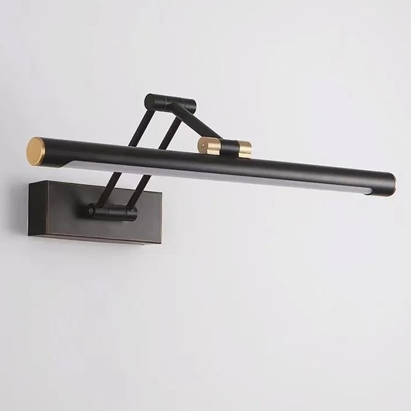 【リーズナブル】デザイン照明 モダン LEDウォールライト ブラック（W430／570／730mm）
