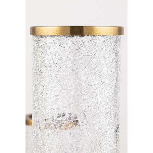 【HUDSON VALLEY】アメリカ・デザインガラス シェードウォールライト「SORIANO」2灯(W222.2×D127.0×H425.4mm)