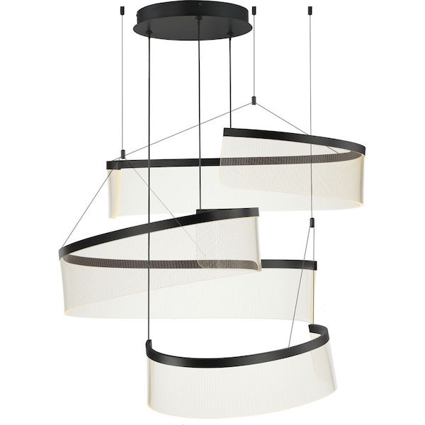 【ET2】アメリカ・ペンダントシーリングライト「Sonata」 ブラック（W997×D820×H801mm）