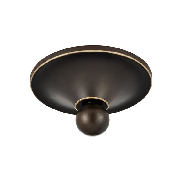 【CURREY】アメリカ・デザインLEDシーリングライト「Bryce」1灯 ブロンズ×ホワイト (Φ413×H153mm)