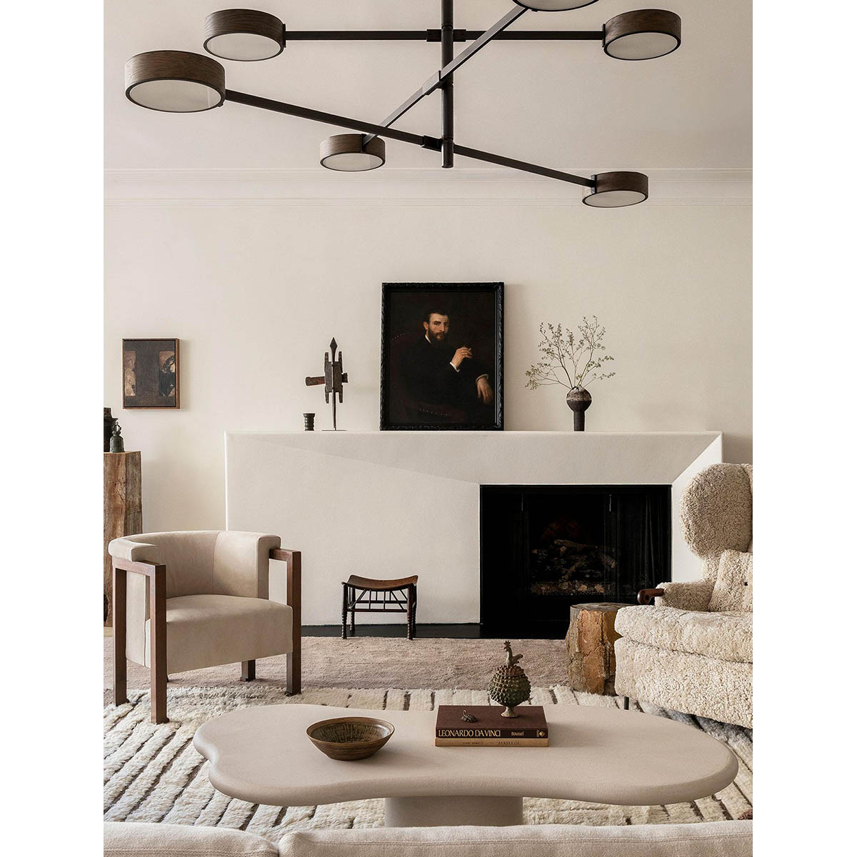 【ALLIED MAKER】 アメリカ・インテリア照明「Monoscope 6」ペンダントライト カスタムカラー (W2036×D1782×H604mm)