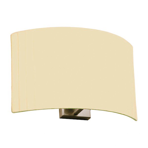 【Bover】 スペイン・ブラケットライト「Wall Street 21」Natural White Cotton Shade
 (W210×D110×H160mm)