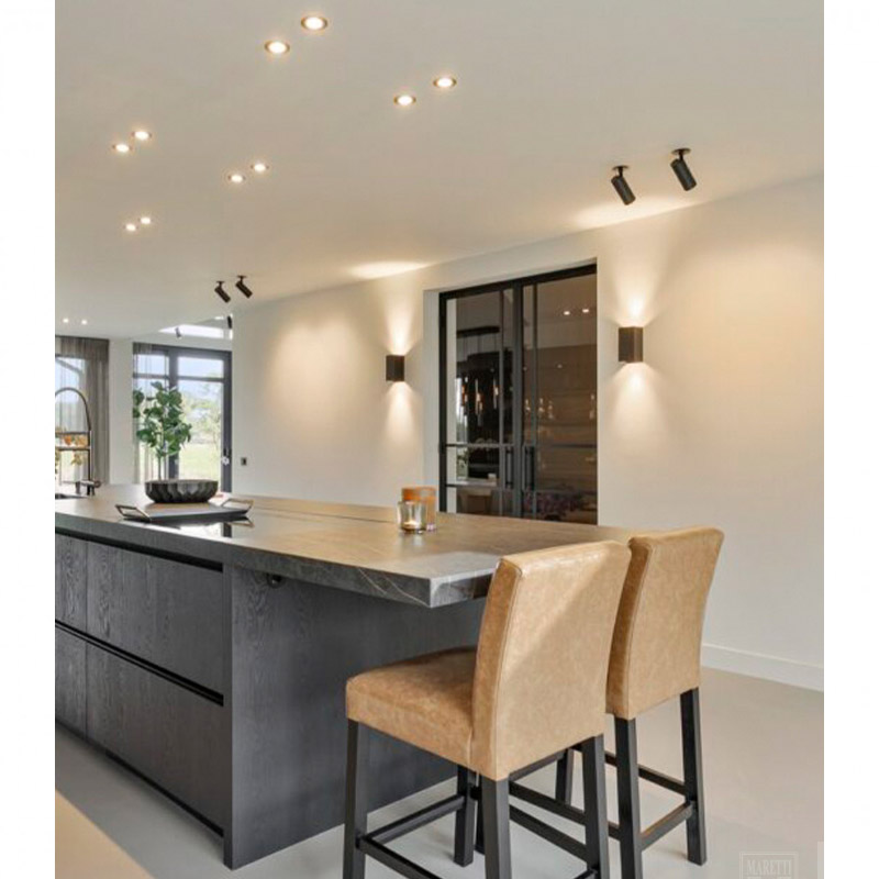 【MARETTI】オランダ・ウォールライト「INLET」2灯 BRONZE(φ102×H200mm)