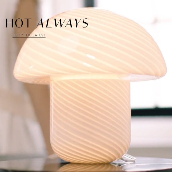 アメリカ・デザイン照明ホワイトガラステーブルライト「SENZA」1灯（W300×H310mm）