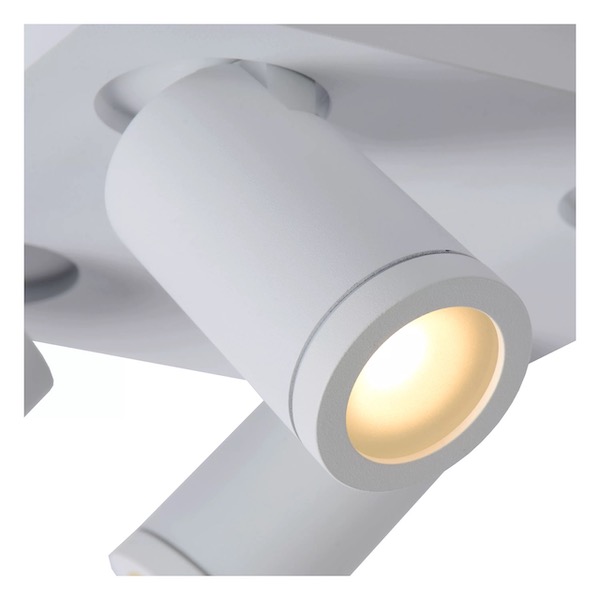 【LUCIDE】ベルギー バスルームシーリングスポットライト「TAYLOR」White 4灯（W240×D240×H123mm）