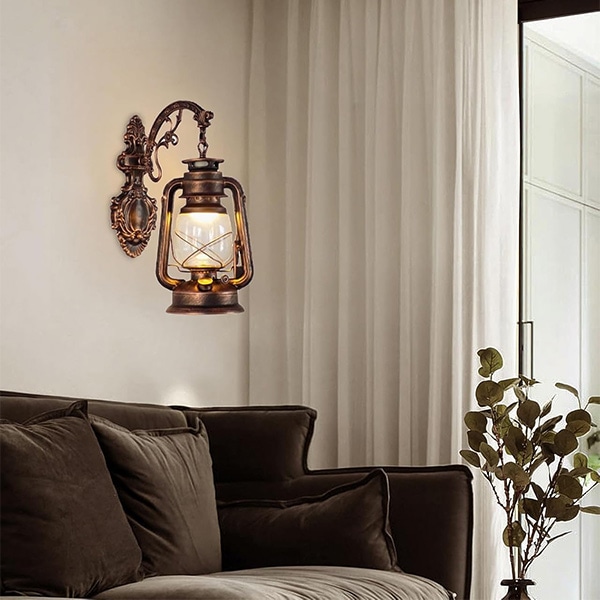 デザイン照明　アンティークモダンウォールライト　1灯（W180×H380mm）