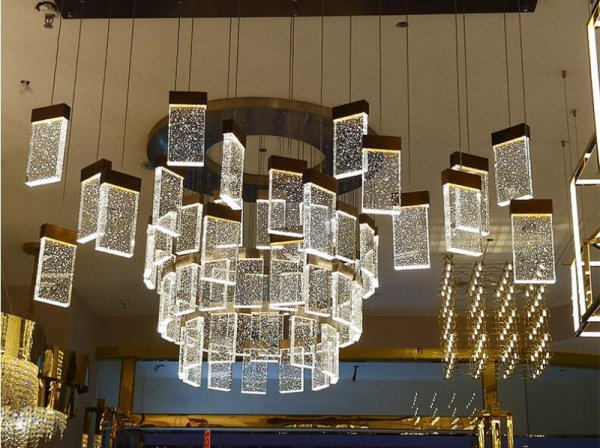 【JCTELNIY】モダンシャンデリア 2層/3層 （D600～1000mm）