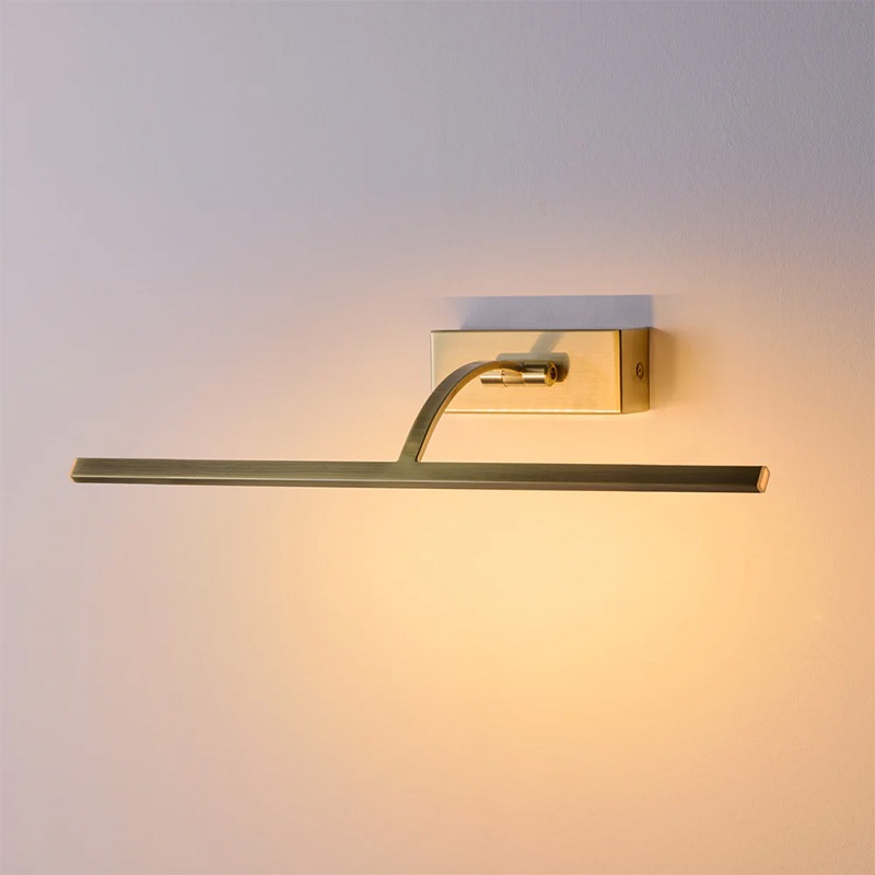 【Pooky】イギリス・デザイン照明「blake-medium」ピクチャーライト ゴールド（W455×D160mm）