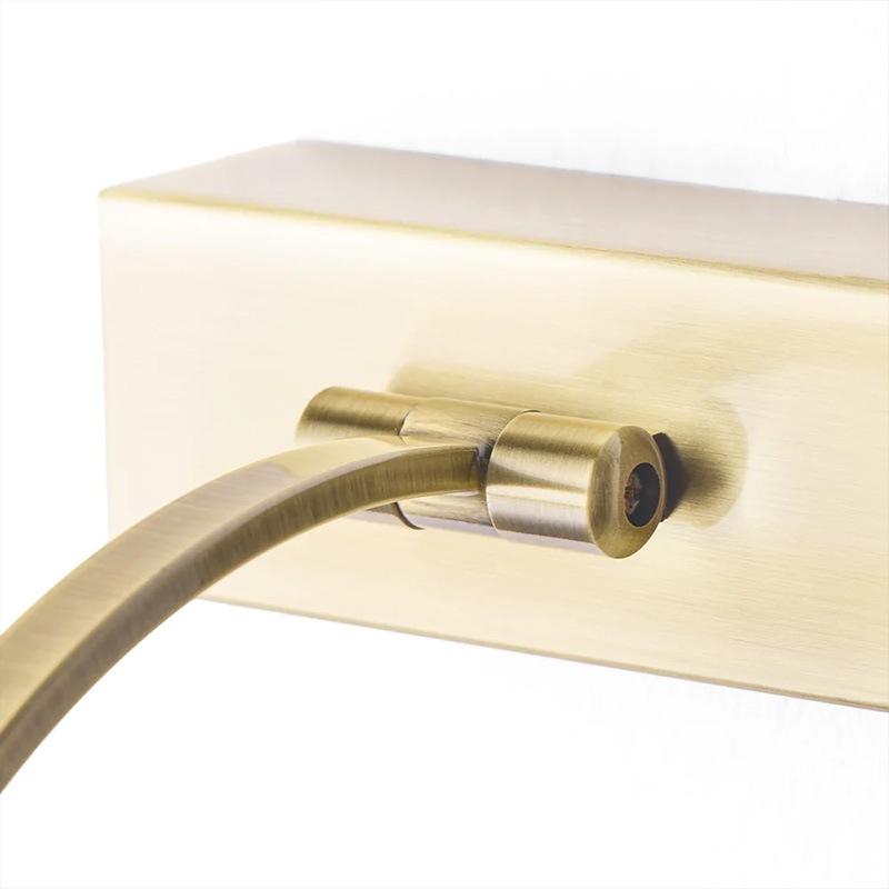 【Pooky】イギリス・デザイン照明「blake-medium」ピクチャーライト ゴールド（W455×D160mm）