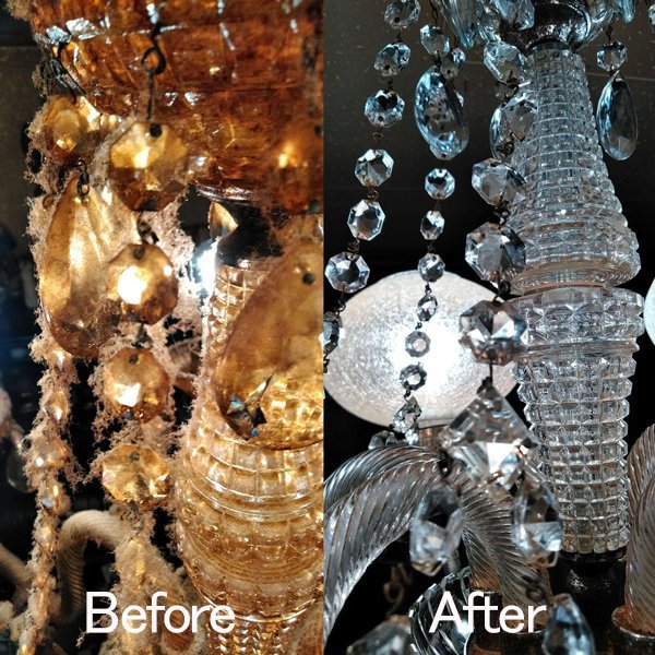 シャンデリア・照明のクリーニング（清掃）