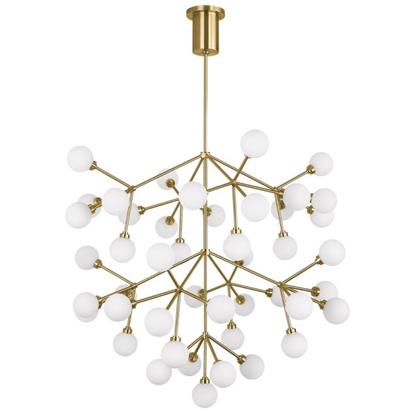 【TECH LIGHTING】アメリカ・モダン照明 モダンシャンデリア「Mara Grande Chandelier」LED照明 ゴールド（W826×D826×H877mm）