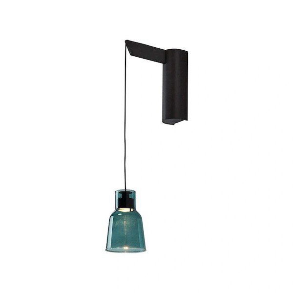 【Bover】 スペイン・インテリア照明「Drip A／01」Blue Glass ／ Clear (W50×D190×H375mm)