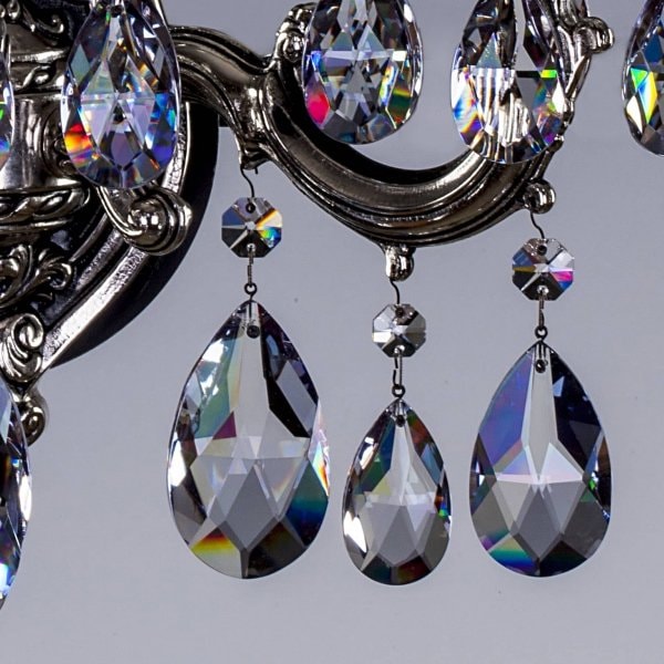 【ART GLASS】クリスタルブラケット「SARKA」3灯(W400×H340mm)