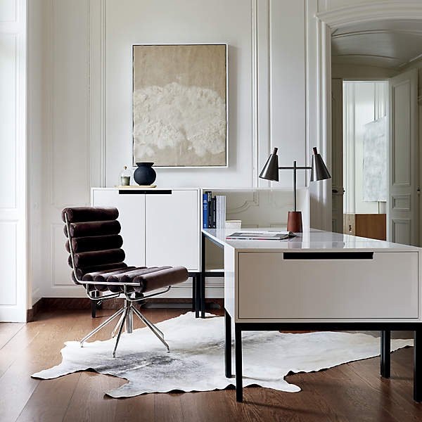 【廃番】アメリカ・デザイン照明シェードテーブルライト「EXPOSIOR」2灯（W510×D150×H610mm）