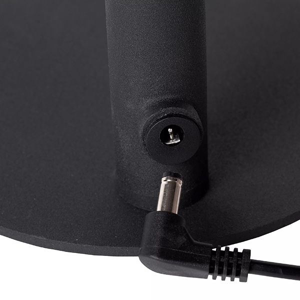 【LUCIDE】ベルギー デザイン照明 充電式テーブルライト「GILLY」Black(W290×H285mm)