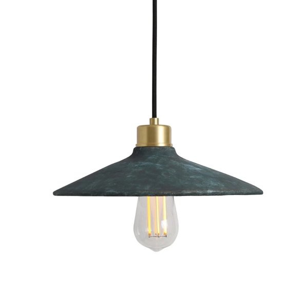 【Mullan】アイルランド・「PYRUS」オーガニックセラミックペンダントライト1灯・BLUE EARTH（W280×H100mm）