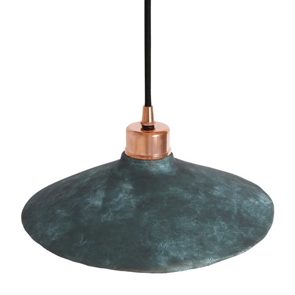 【Mullan】アイルランド・「PYRUS」オーガニックセラミックペンダントライト1灯・BLUE EARTH（W280×H100mm）