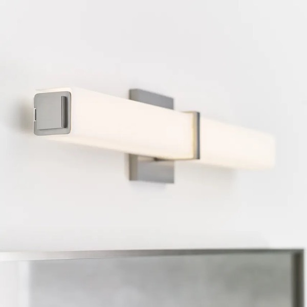 【TECH LIGHTING】アメリカ・ウォールライト「Milan 13 Bath」シルバー(W623×D79×H127mm)
