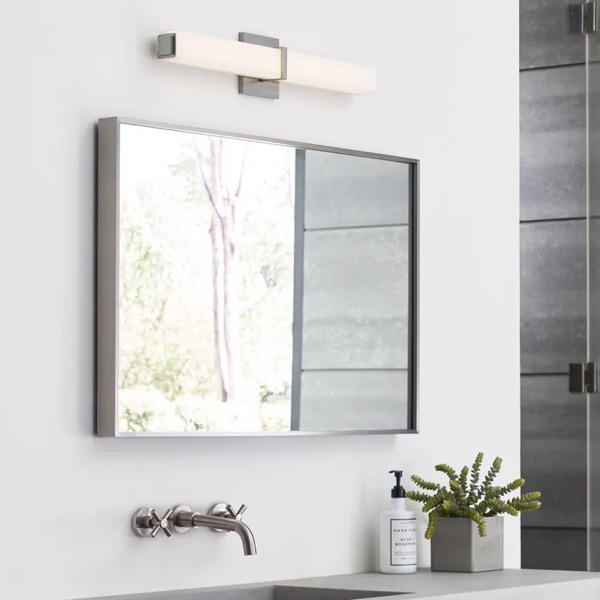【TECH LIGHTING】アメリカ・ウォールライト「Milan 13 Bath」シルバー(W623×D79×H127mm)