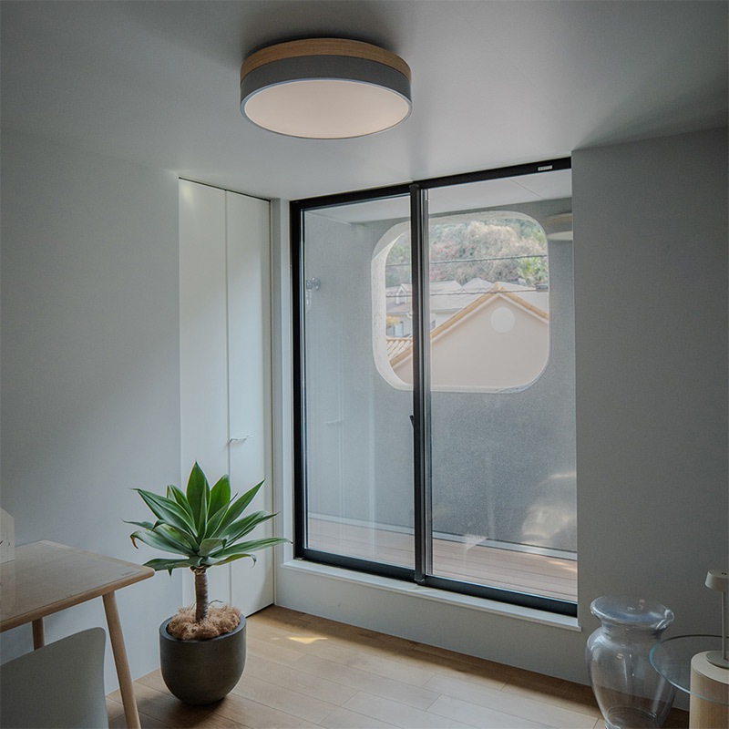 【BRID】北欧スタイル LEDシーリングライト「Olika LED CELING LIGHT Ver.2」6色（Φ500×H115mm）