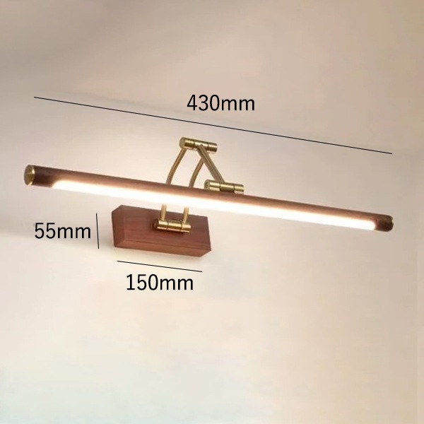 【法人様・店舗様限定】デザイン照明 モダン LEDウォールライト ブラウン（W430／570／730mm）