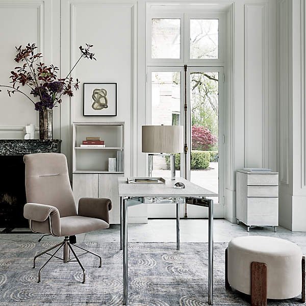 アメリカ・デザイン照明クリスタルベーステーブルライト「CLAIR」1灯（W410×D230×H520mm）