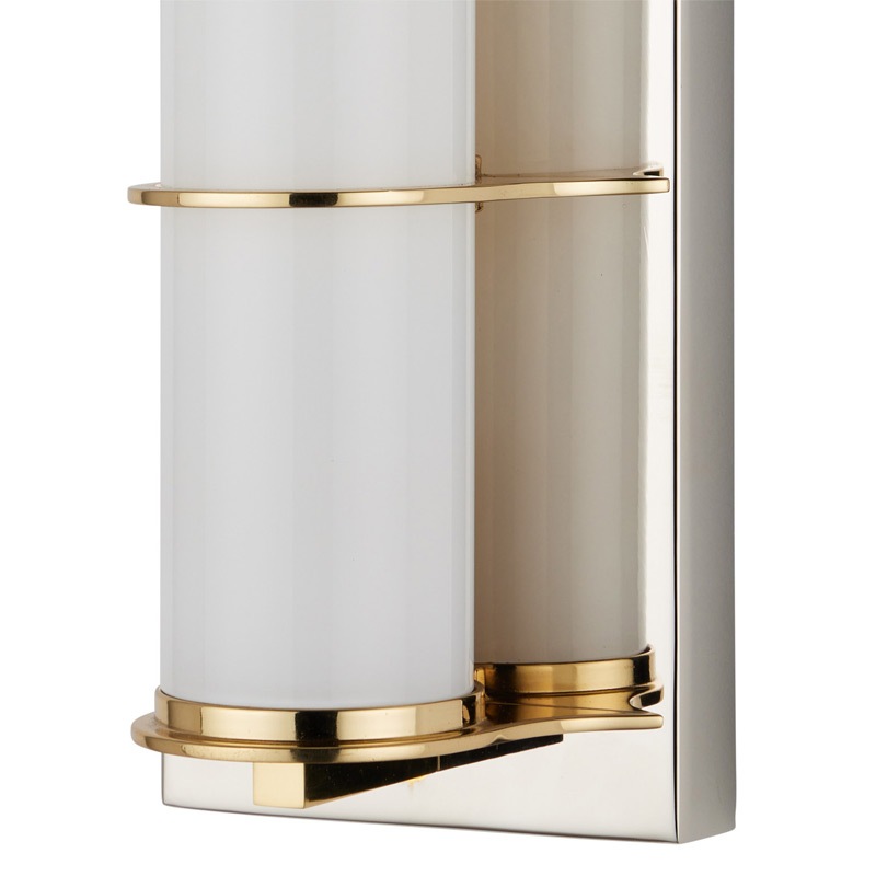 【CURREY】アメリカ・デザイン照明 ウォールライト 1灯「Blaine」クローム（W127×D101×H457mm）