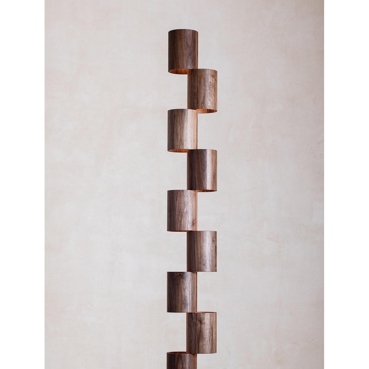 【ALLIED MAKER】アメリカ・インテリア照明「Wood Totem」フロアライト カスタムカラー 12灯 (W343×D343×H2253mm)