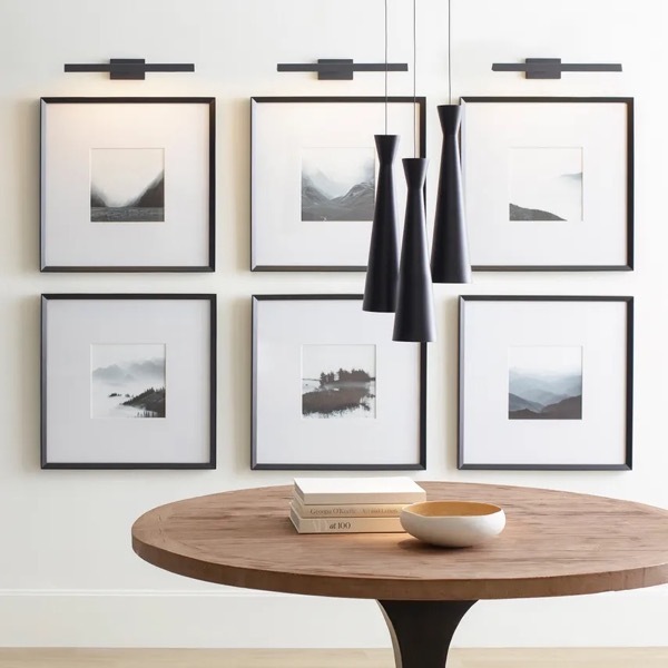 【TECH LIGHTING】アメリカ・ウォールライト「Dessau 18 Picture Light」ブラック(W463×D219×H77mm)
