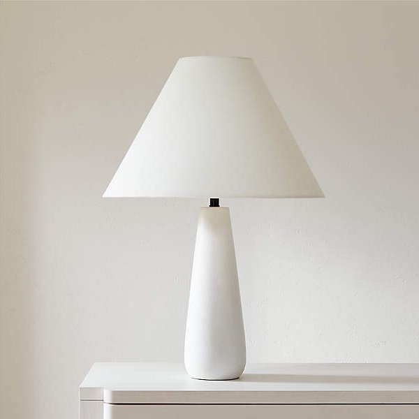 アメリカ・デザイン照明アイボリーテーブルライト「POLAR」1灯(W460×H660mm)