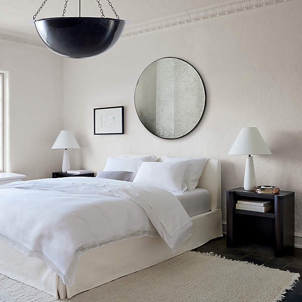 アメリカ・デザイン照明アイボリーテーブルライト「POLAR」1灯(W460×H660mm)