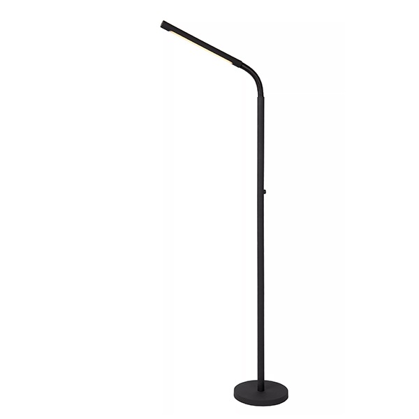 【LUCIDE】ベルギー 充電式フロアリーディングライト「GILLY」Black（W490×H1190mm）