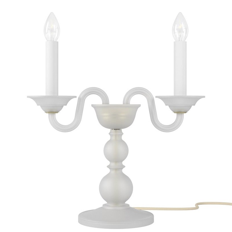 【Preciosa】「Eugene M CONTEMPORARY COLOUR」テーブルライト 2灯（W400×D170×H400mm）