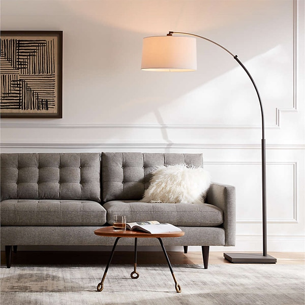 アメリカ・デザイン照明 アークフロアランプ「Dexter」Black・1灯