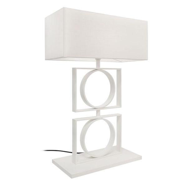 【MARETTI】オランダ・テーブルランプ「SANS CHICHI」1灯  WHITE（W700×D300×H1035mm）