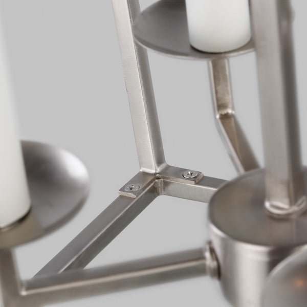 【GENERATION LIGHTING】アメリカ・Sea Gull Collectionペンダントライト「Dianna」4灯 ニッケル (W432×D432×H620mm)