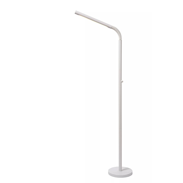 【LUCIDE】ベルギー 充電式フロアリーディングライト「GILLY」White（W490×H1190mm）