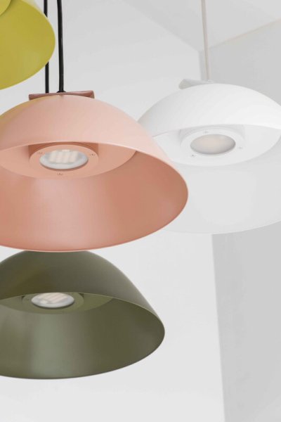 【Wästberg】北欧デザイン照明「w103 Sempé s1 pendant, beige red」ペンダントライト(Φ280×H135mm)