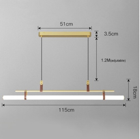 【20％OFF！アウトレットセール】【1台在庫有！】LED デザイン照明 ゴールド（W1150mm）