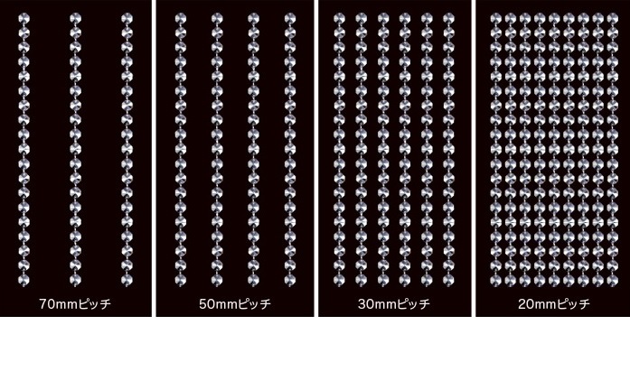 <b>【即納可!】</b>アスフールクリスタルラインパーツ 24面カット(100cm)