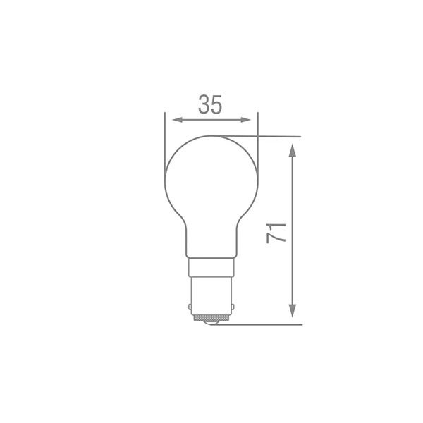 【国内メーカー】【LED SWAN BULB】LED電球「2700 MINIKURI DC24V」 B15D 4W(調光可)※2個からご注文可