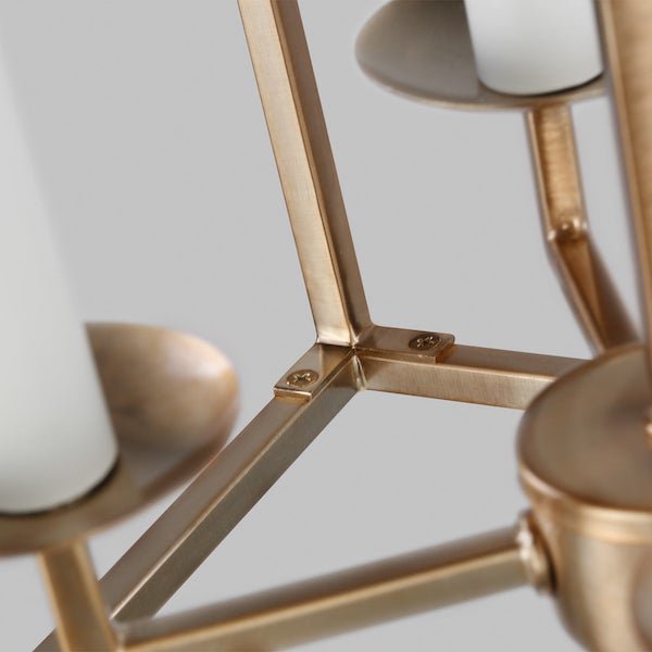 【GENERATION LIGHTING】アメリカ・Sea Gull Collectionペンダントライト「Dianna」4灯 ブラス (W432×D432×H620mm)