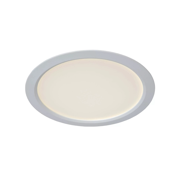 【LUCIDE】ベルギー デザイン照明 シーリングライト「TENDO-LED」White（φ220×H30mm）