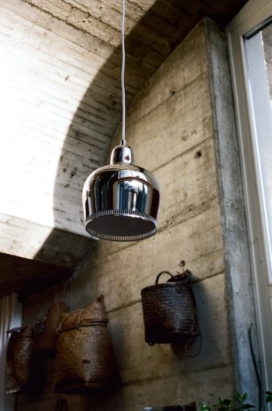 Artek】「Aalto pendant A330S Golden Bell, chrome」デザイン照明