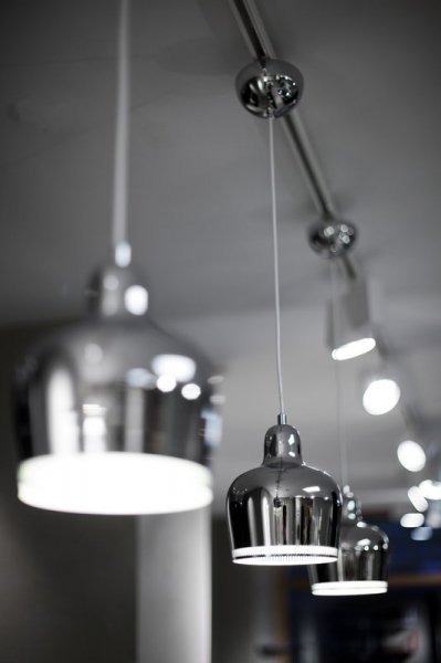 Artek】「Aalto pendant A330S Golden Bell, chrome」デザイン照明