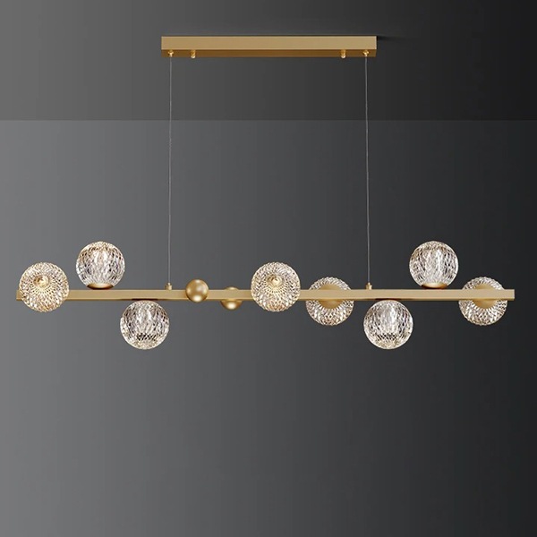 デザイン照明 ガラスボールシェード ペンダントライト(W1100×H1200mm)
