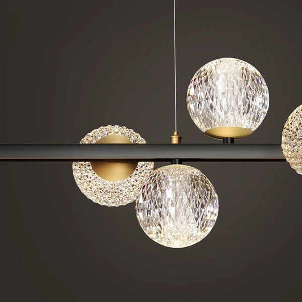 デザイン照明 ガラスボールシェード ペンダントライト(W1100×H1200mm)