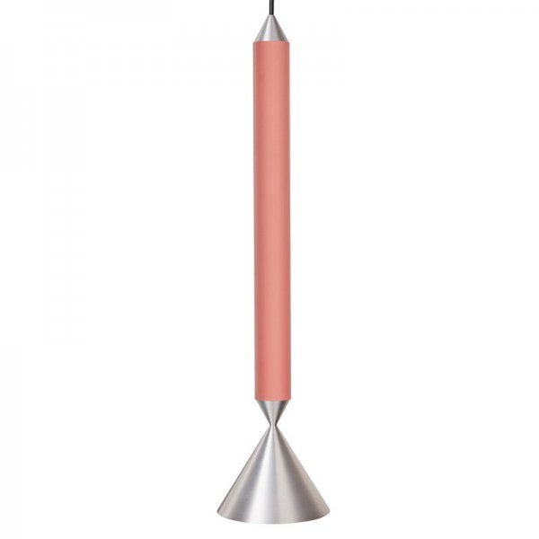 【Pholc】「Apollo 39 pendant, coral pink - polished」ペンダントライト　コーラルピンク-ポリッシュアルミニウム（Φ125×H515mm)