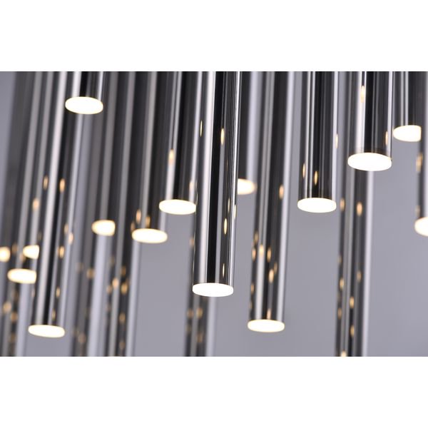 【ET2】アメリカ・シーリングペンダントライト「FLUTE」35灯（W300×L900×H450-3500mm）