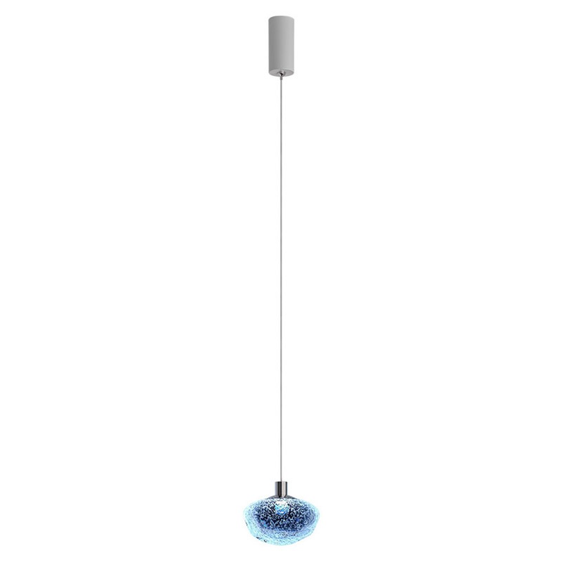【MARETTI】オランダ・ペンダントライト 1灯「SOFFIO」blue（W150×H90mm）